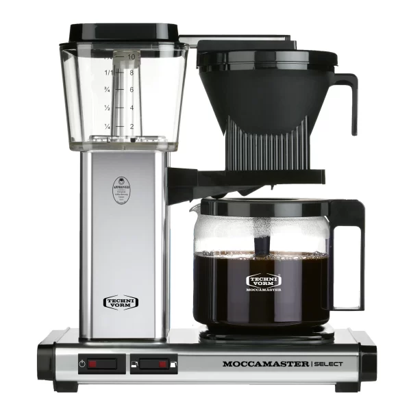 Null Moccamaster KBG Select Filterkaffeemaschine Polished Silver 1