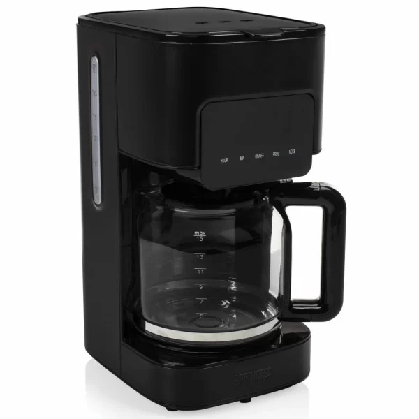 Null Elta Kaffeemaschine KME-900.15TS Mit Timer Schwarz Edelstahl 1,5 L 3