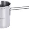 2x Contacto Milchaufschäumer, Edelstahl, Durchmesser: 8,5 Cm, Höhe: 11,5 Cm, Stiellänge: 12,5 Cm, Volumen: 0,5 L 23