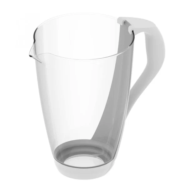 Pearlco Glas-Wasserfilter Weiß Ersatzkanne 1