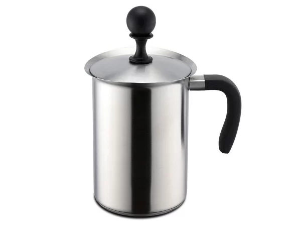 Null Edelstahl Milchaufschäumer Aufschäumbecher Milchkanne Induktionsgeeignet 1000ml 1