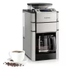 Klarstein Aromatica X Kaffeemaschine Mahlwerk Glaskanne Aroma+ Edelstahl Silber 25