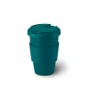 Dibbern Coffee To Go Becher 0,35 Ltr. Solid Color Banderole Petrol 7