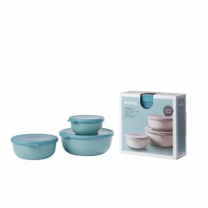 Mepal Multischüssel 3er-Set Flach Cirqula Nordic Green 6