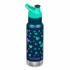 Klean Kanteen Isolierflasche 0,35 L Kid Classic Navy Hearts Sport Cap 7