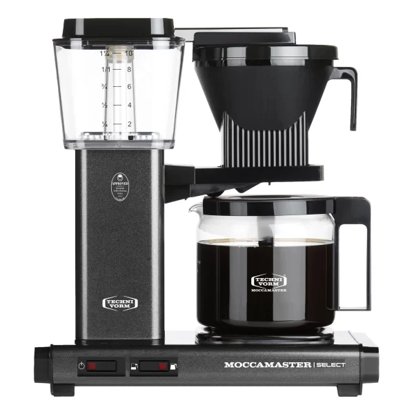 Null Moccamaster KBG Select Filterkaffeemaschine Stone Grey 1