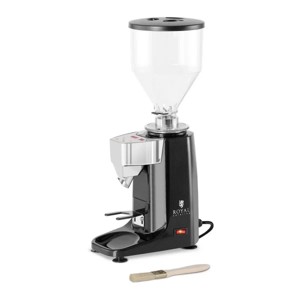 Royal-catering Royal Catering Kaffeemühle – 200 W – 1000ml – Aluminium – Schwarz – LED 1