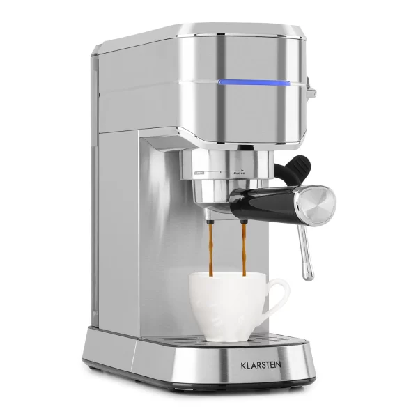 Klarstein Gusto Classico Espressomaker 1350 Watt 20 Bar Druck Wassertank: 1,5 Liter Rot 8