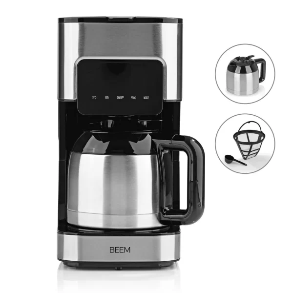 Null BEEM FRESH-AROMA-PURE Filterkaffeemaschine – Duo (Thermo & Glaskanne) 4
