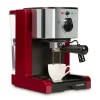 Klarstein Passionata 20 Espressomaschine 20 Bar 6 Tassen 1,25 Liter Milchschaum Rot 25