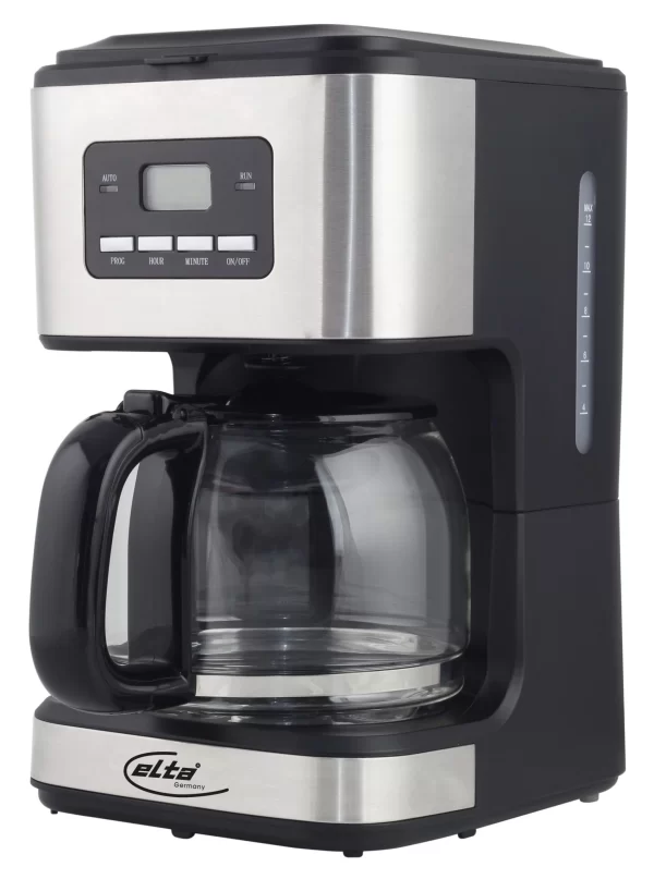 Null GOURMETmaxx Edelstahl-Kaffeemaschine Thermobecher In Schwarz 6