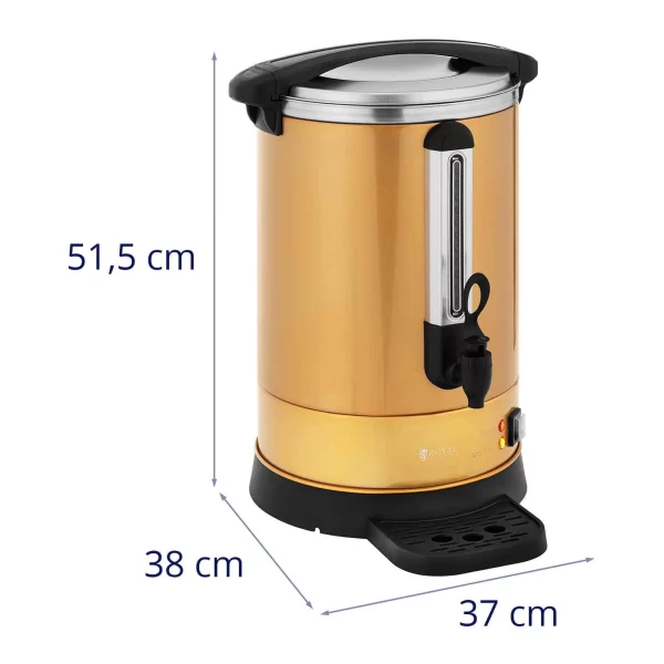 Royal-catering Filterkaffeemaschine – 14 L – Goldfarben – Royal Catering 7